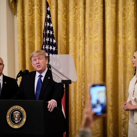 Former President Donald and Ivanka Trump, Human Trafficking Summit, 2019
