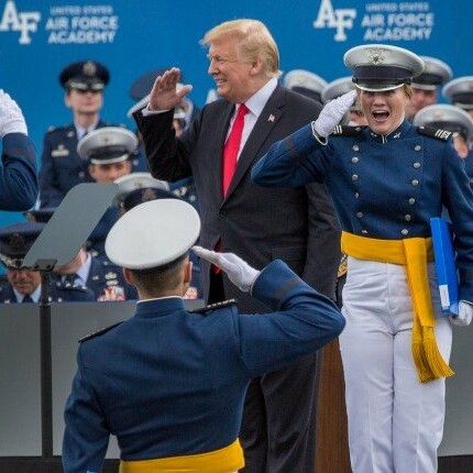President Donald Trump, Air Force Academy Graduation 2020